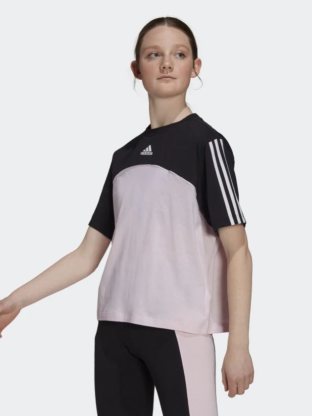 

Футболка Adidas W Cb T Essentials Colorblock GS6329  Black/Clpink, Футболка Adidas W Cb T Essentials Colorblock GS6329 XL Black/Clpink