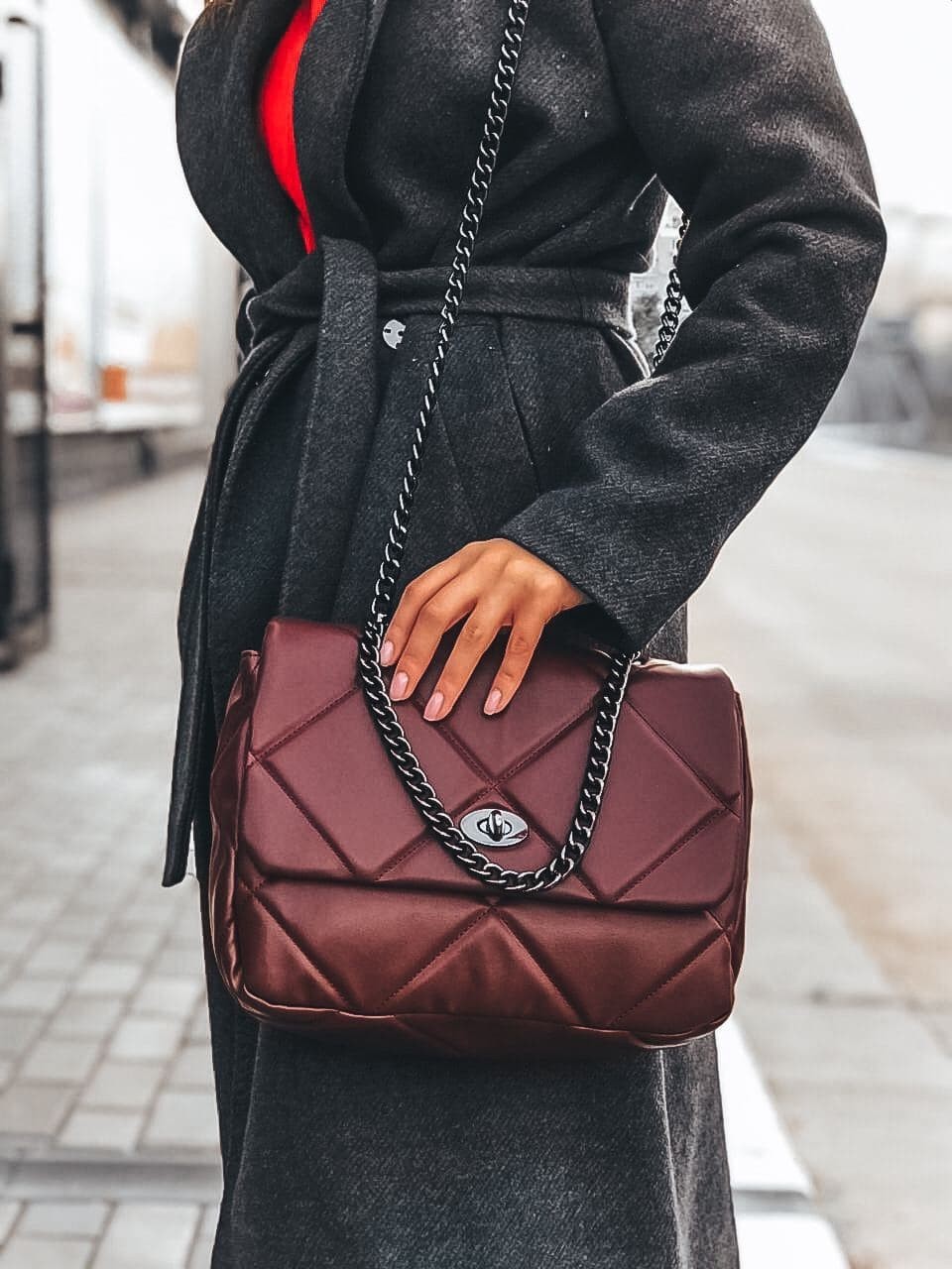 

Сумка женская Astory Designer Bags Асти бордовая