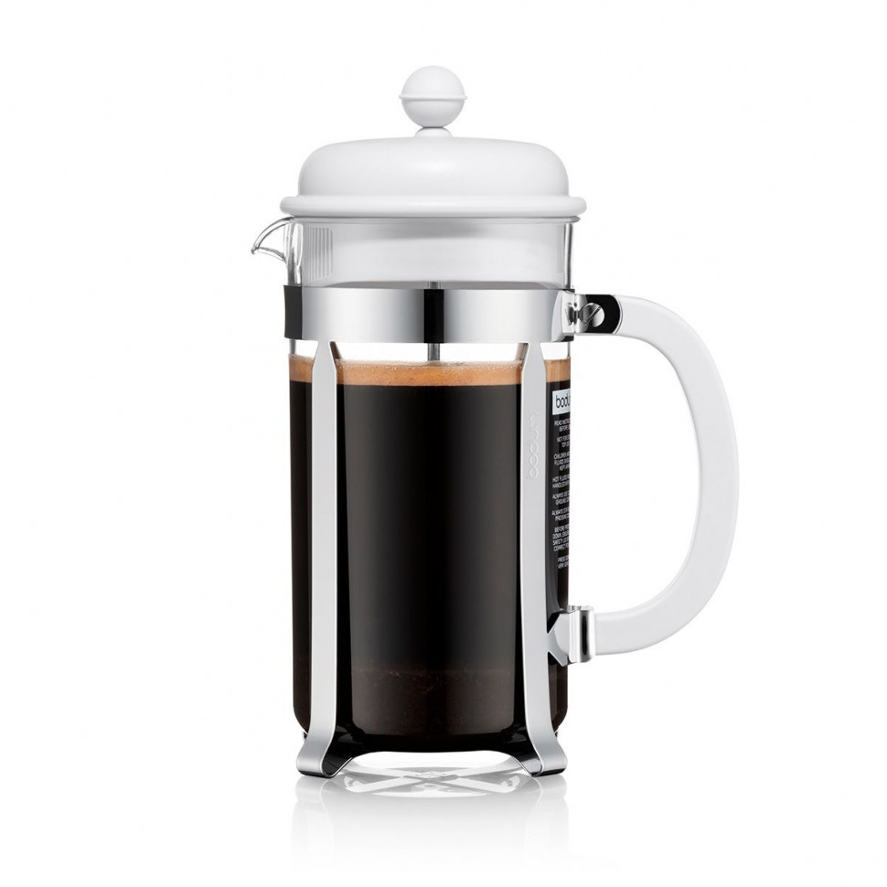 

Кофейник френч-пресс Bodum Caffettiera 1 л (белый)