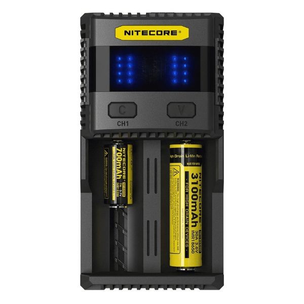 

Зарядное устройство Nitecore SC2 с LED дисплеем (0,5A, 1A, 2A, 3A)