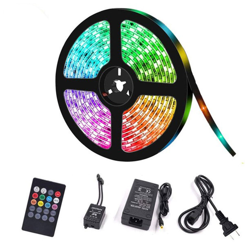 

Светодиодная LED лента music RGB 5050 5 м мигания в такт под музыку