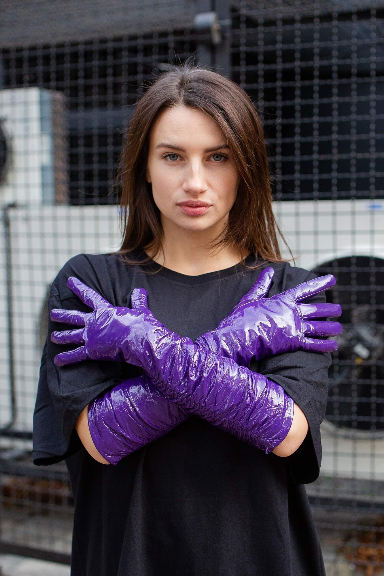 

Кожанные Перчатки Without Leather Woman Purple