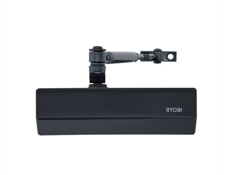 

Дверной доводчик RYOBI 2000 D-2055V BC антрацит стандартная тяга EN 3/4/5 100кг 1250мм FIRE