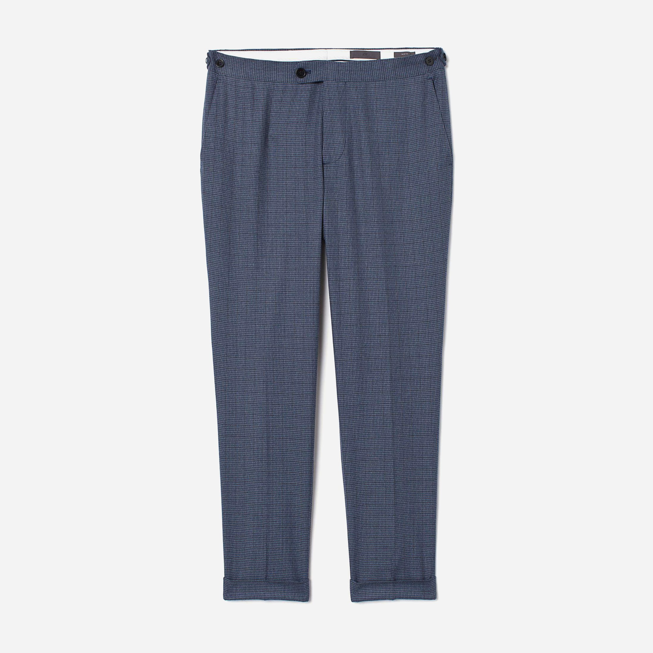 

Брюки H&M XAZ279177KWDQ 50 Синие в клетку