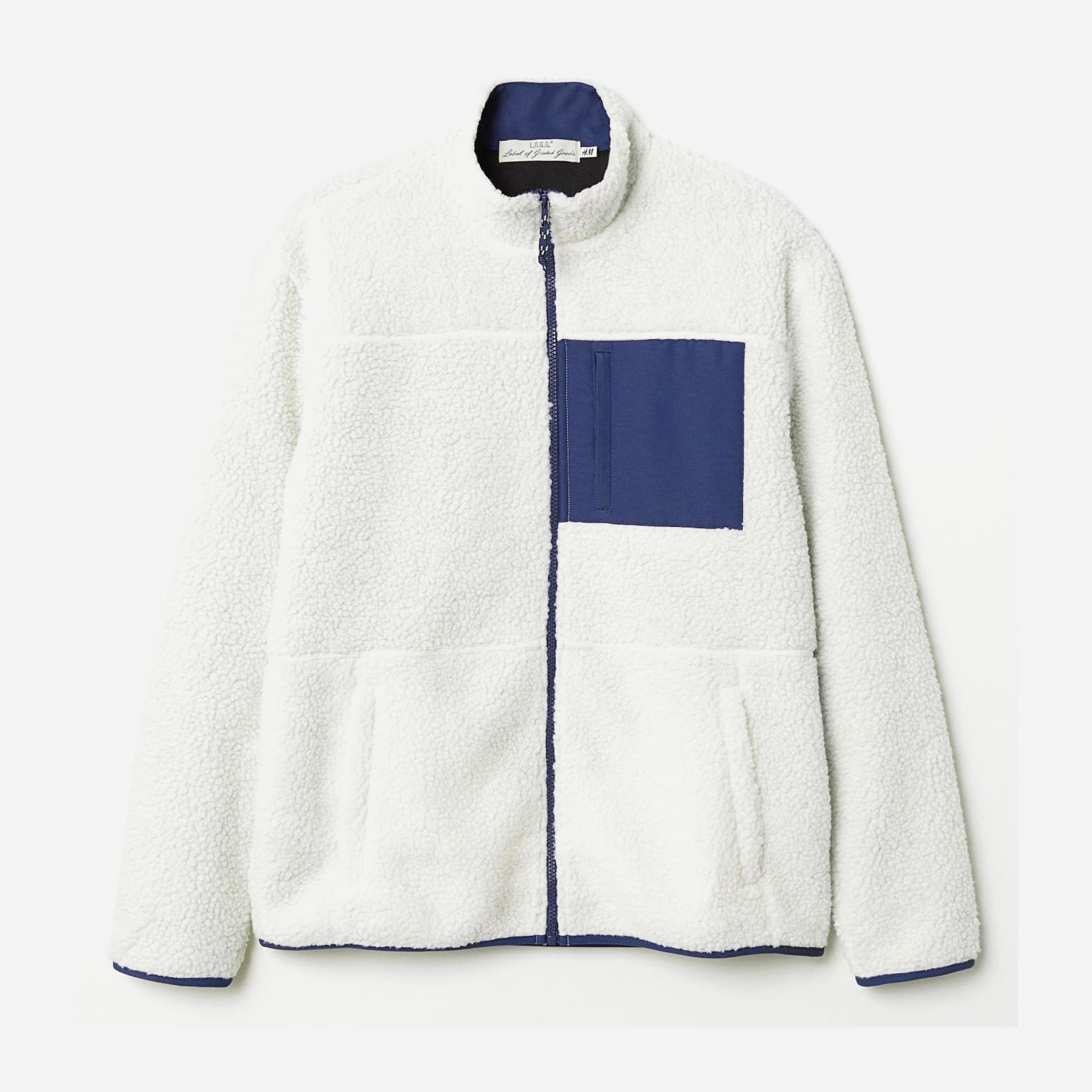 

Куртка H&M L.O.G.G. XAZ160410WHVO  Белый/Синий, Куртка H&M L.O.G.G. XAZ160410WHVO XS Белый/Синий