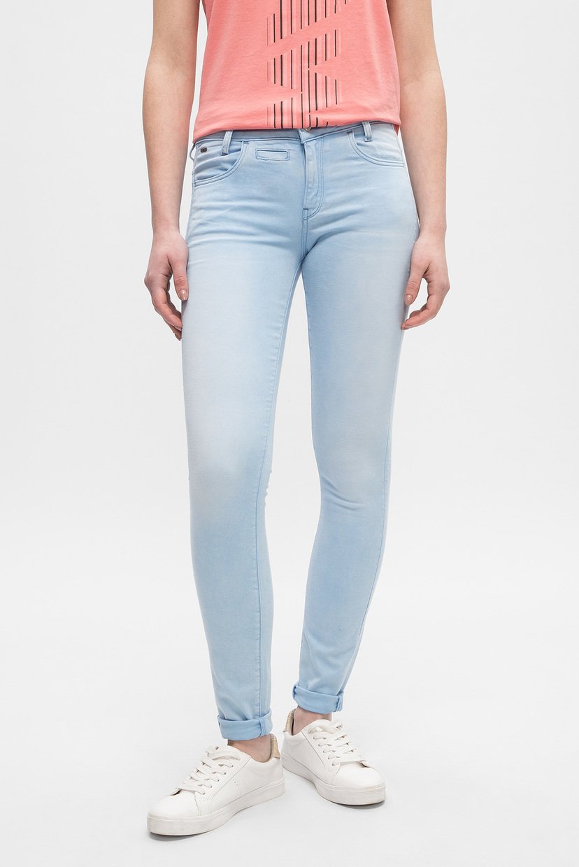 

Женские голубые джинсы D-Staq 5-pkt Mid Skinny COJ G-Star RAW 25-32 D07466,8733