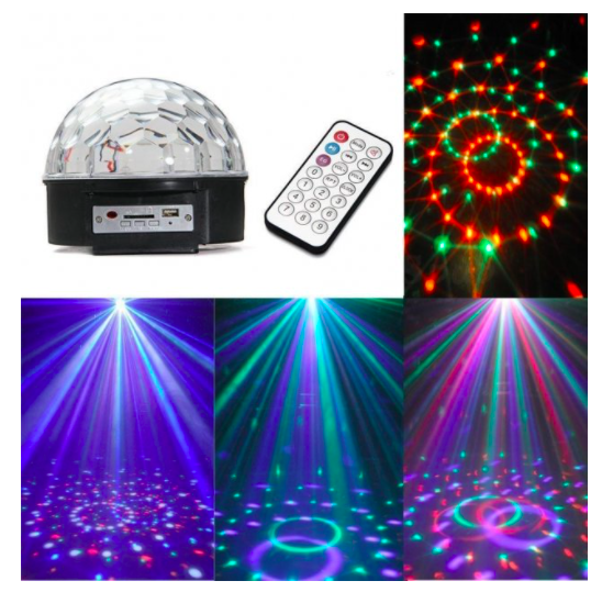 

Колонка Дискошар Music Ball MP-6 со светомузыкой и пультом