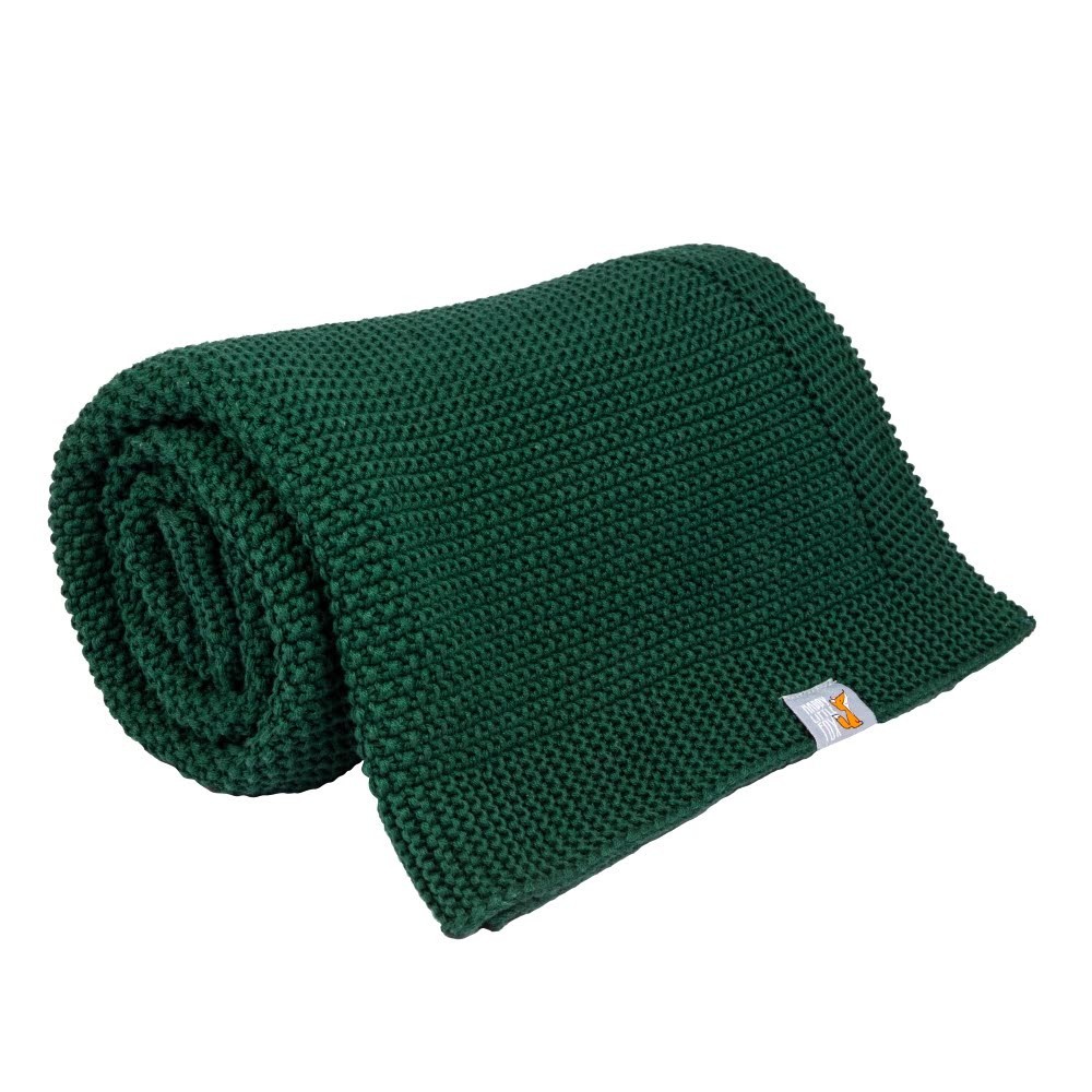 

Плед HappyLittleFox Basic Bottlegreen 90x120