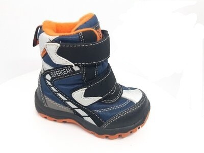 

Зимние сапожки на мальчика Super Gear синие с оранжевым ZS-0065 22 р 14,5 см