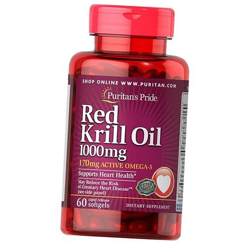 

Масло криля, Red Krill Oil 1000, Puritan's Pride 30гелкапс (67367024)