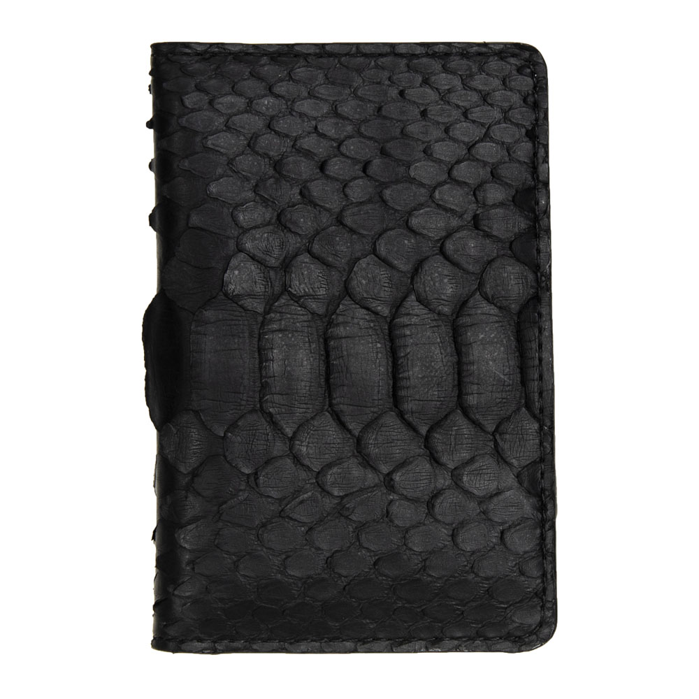 

Обложка с RFID защитой для украинского ID паспорта черная Locker's ID Black Python