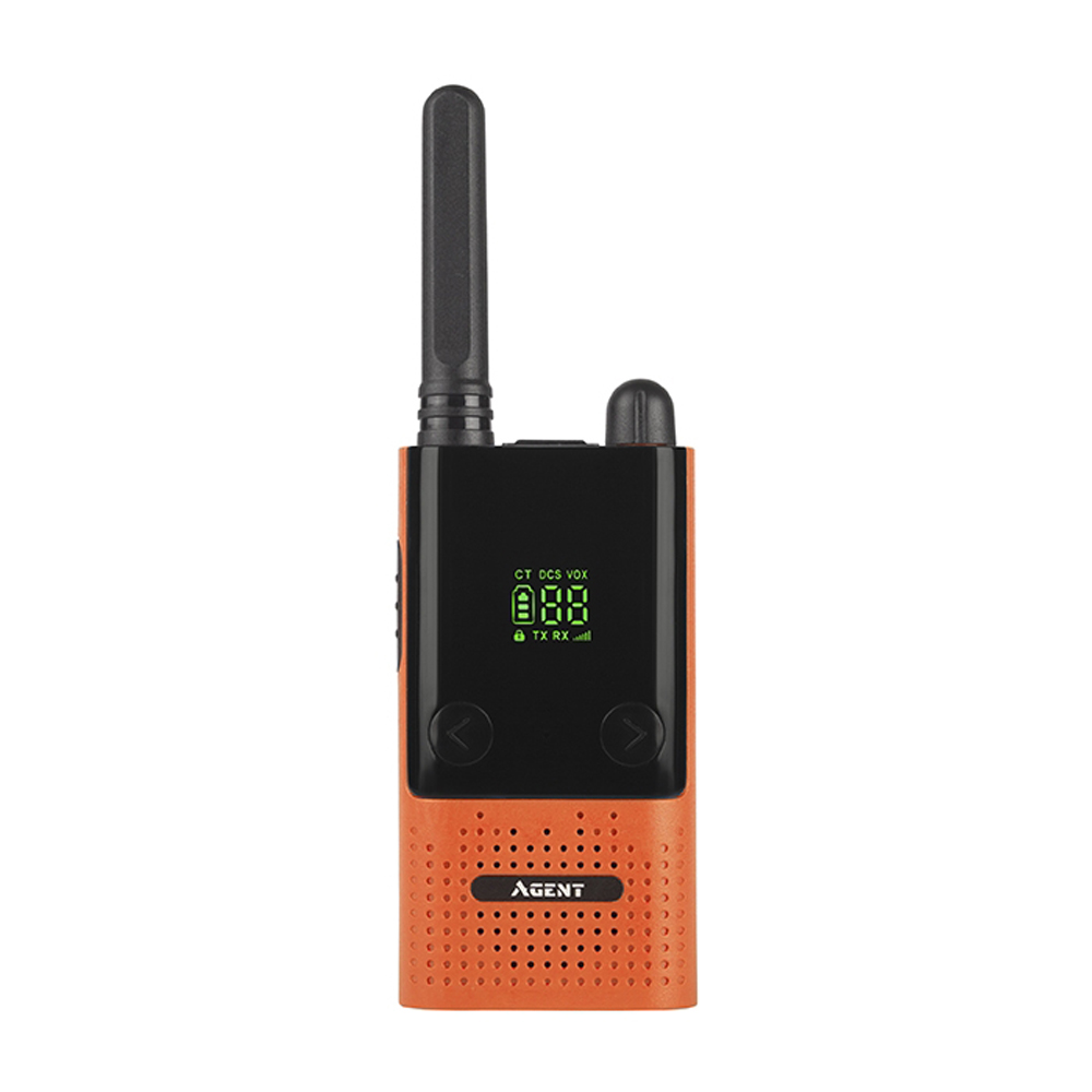 

Рация Agent AR-T9 (0.5W, PMR446, 446 MHz, до 10 км, 16 каналов, АКБ), оранжевая
