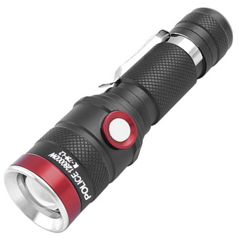 

Фонарь фокусируемый Bailong 739 (L2, 2 режима, 1х18650, USB), комплект