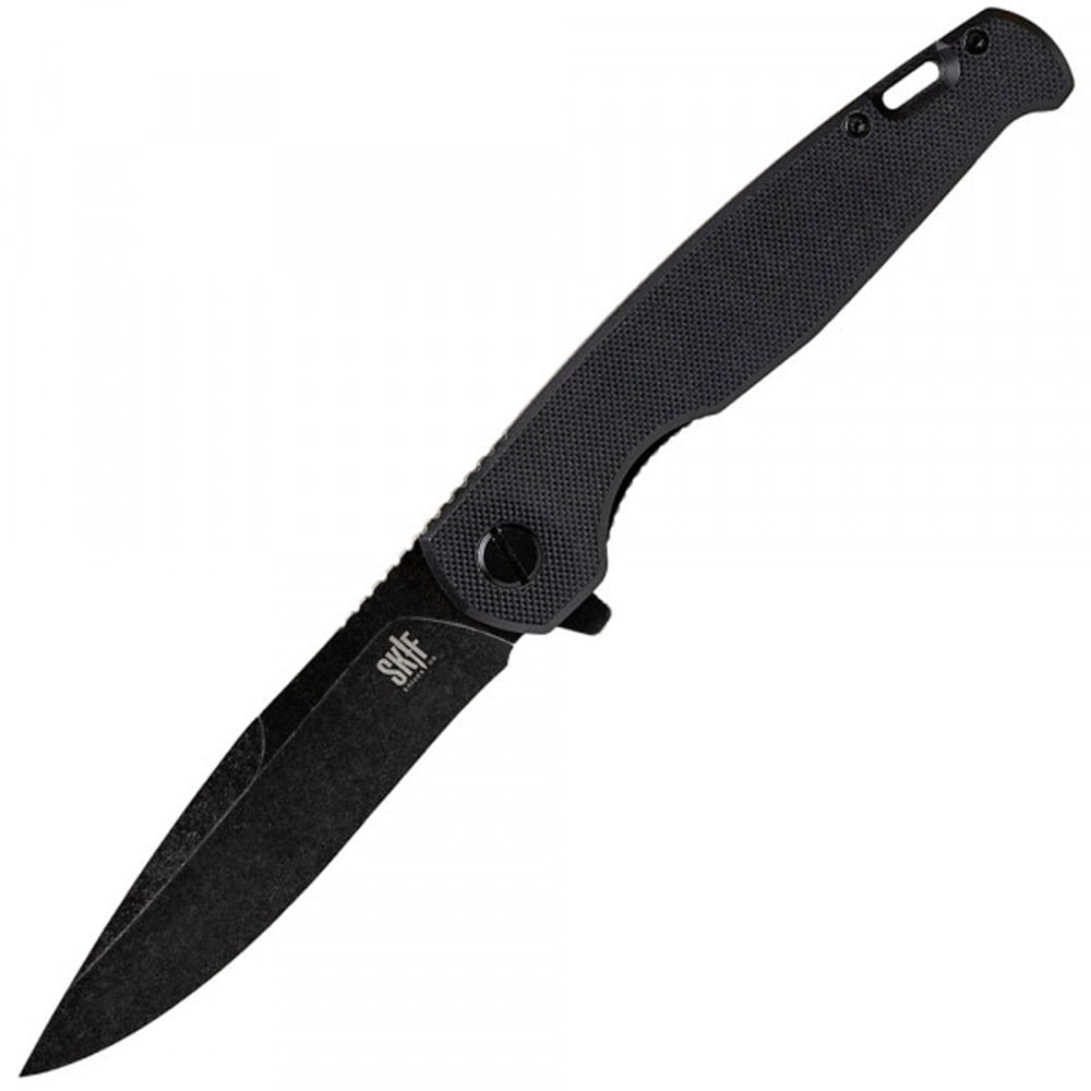 

Нож складной SKIF Tiger Paw BSW (длина: 215мм, лезвие: 95мм, черное), черный