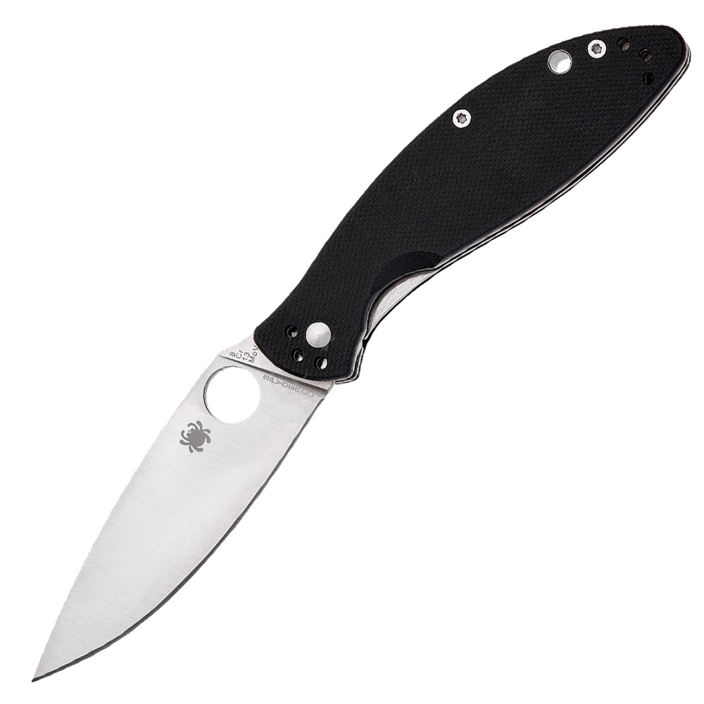 

Нож складной Spyderco Astute (длина: 175мм, 77мм), черный