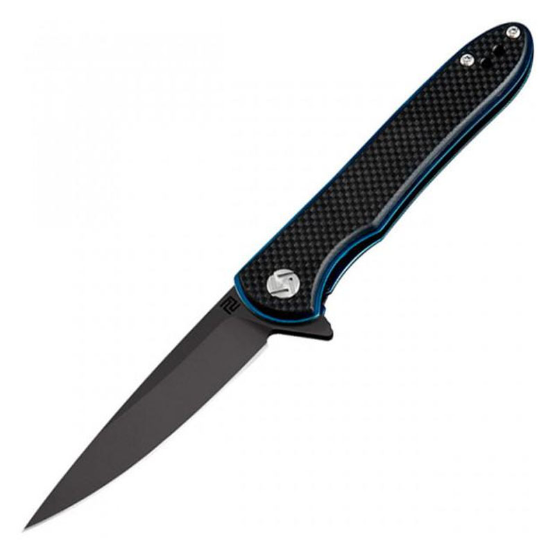 

Нож складной Artisan Shark Small (длина: 180мм, лезвие: 80мм, черное), черный G10