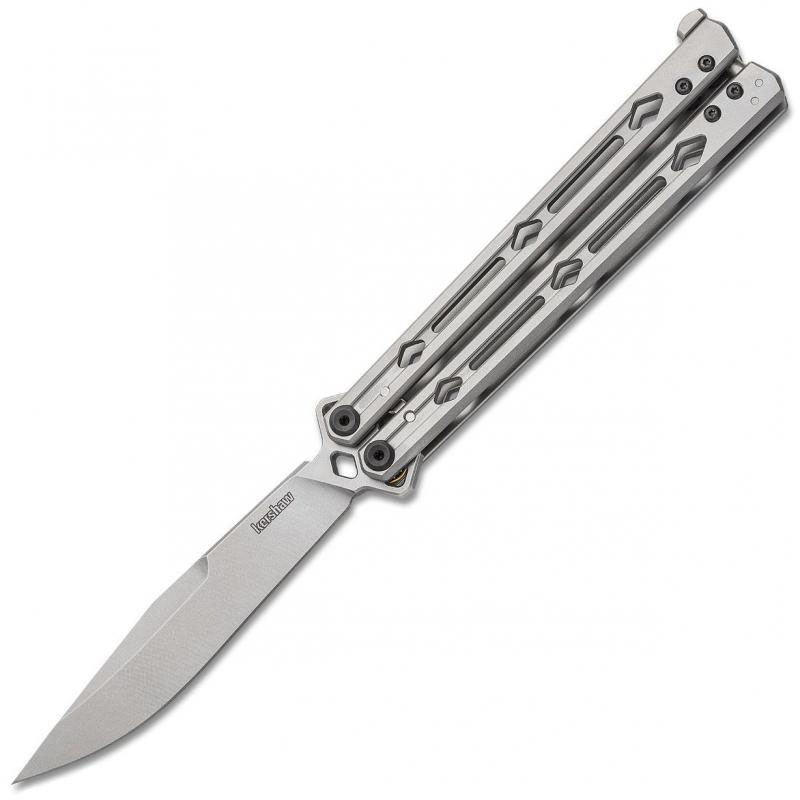 

Нож бабочка, балисонг Kershaw Lucha (длина: 260мм, лезвие: 117мм), стальной