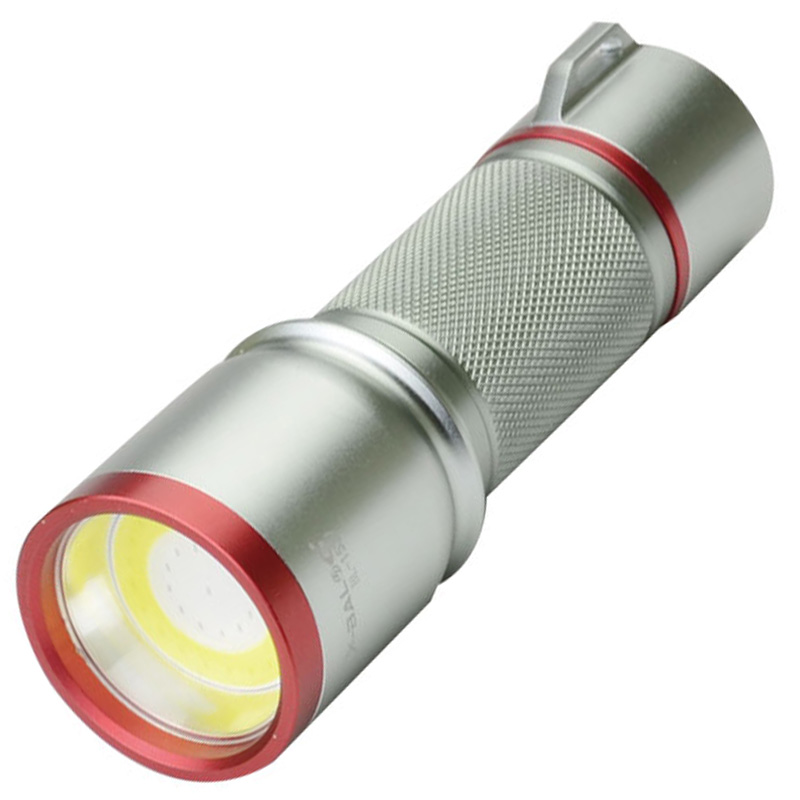 

Фонарь Bailong BL-1537 (COB, 1 режим, 3хАА), серый