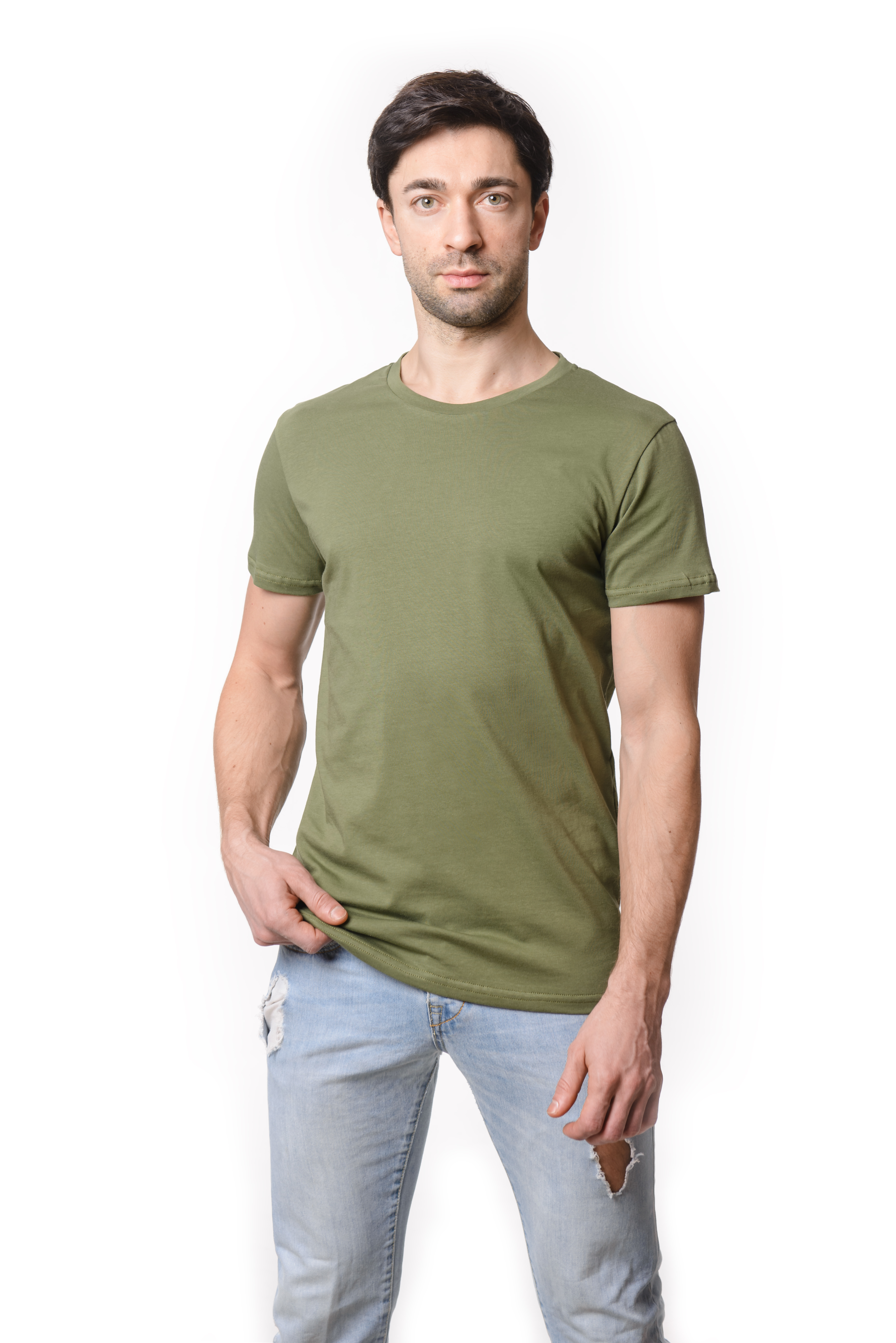 

Футболка Мужская AndreStar OverSize Оливковый XXL (3414)