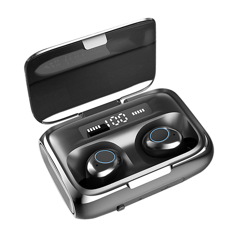 

Беспроводные cенсорные блютуз наушники AirPlus T10. Черный цвет.