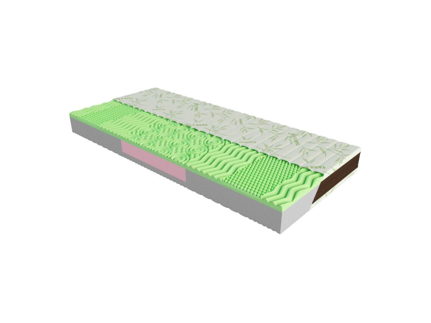 

Ортопедический матрас ЕММ Take&Go Bamboo Neo Green 150х190 см.