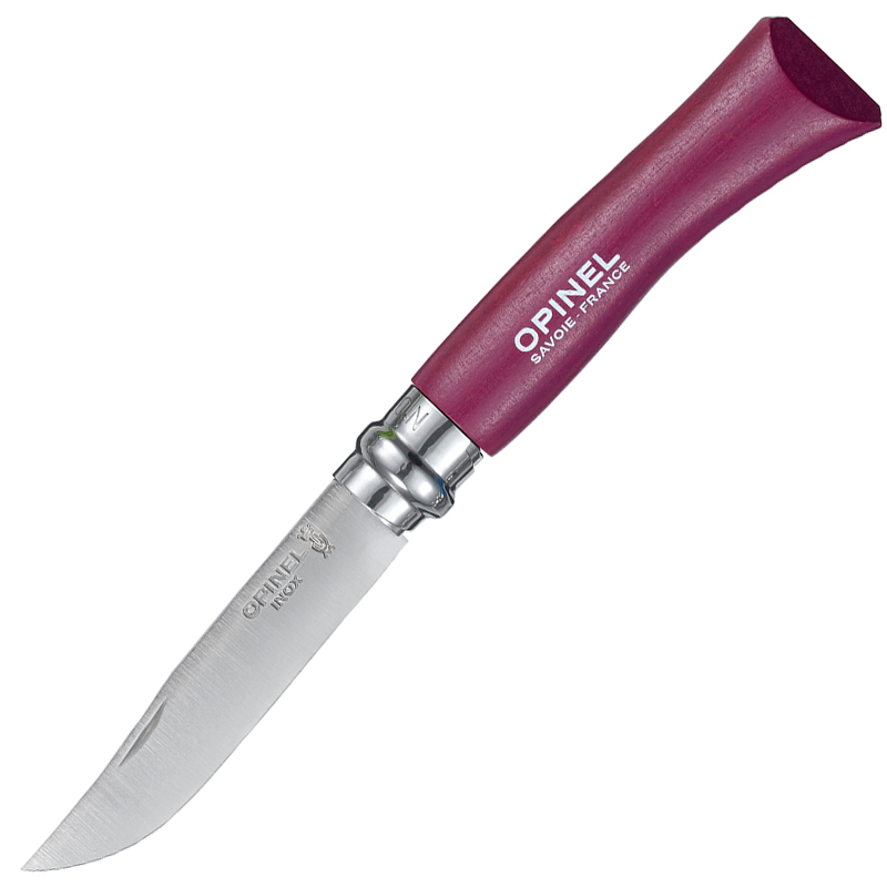

Нож складной Opinel №7 Inox (длина: 185мм, лезвие: 80мм), пурпурный