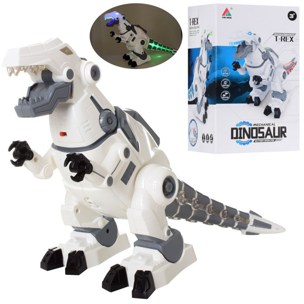 

Игрушка динозавр со звуковыми и световыми эффектами FW-2051A