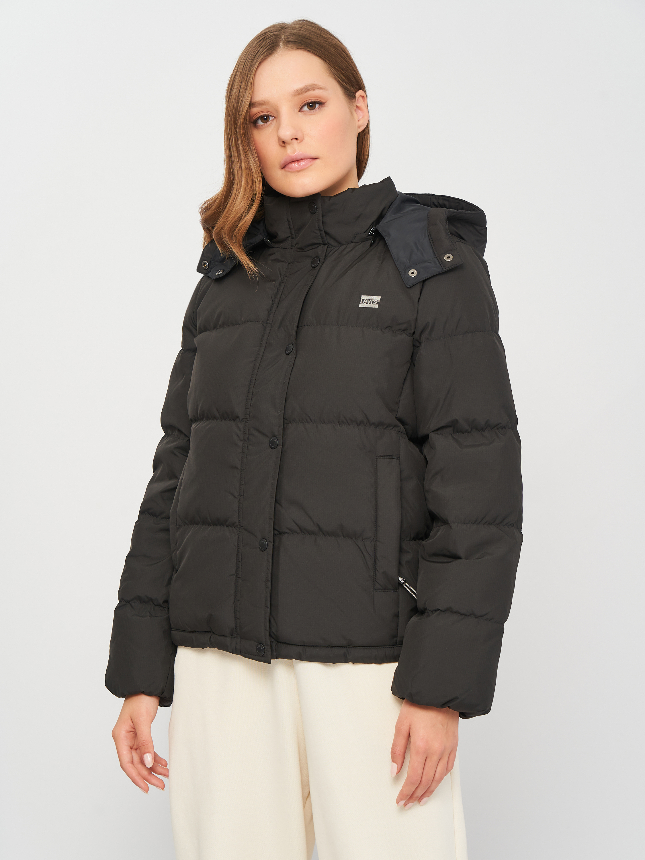 levi's quinn short puffer