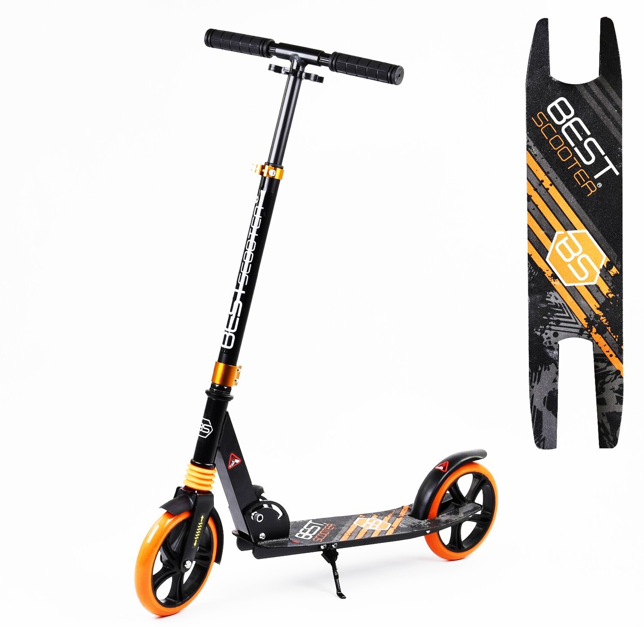 

Детский Самокат двухколесный Best Scooter оранжевый цвет