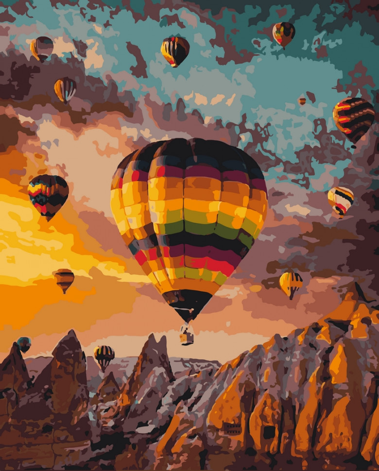 

Картина по номерам Art Craft "Воздушные шары Каппадокии" 40*50 см 10503-AC-RY