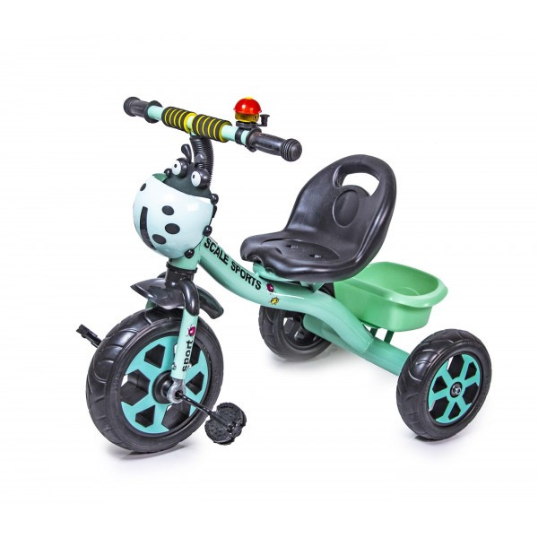 

Трехколесный велосипед Scale Sport зеленый 1098643441-YV-YV