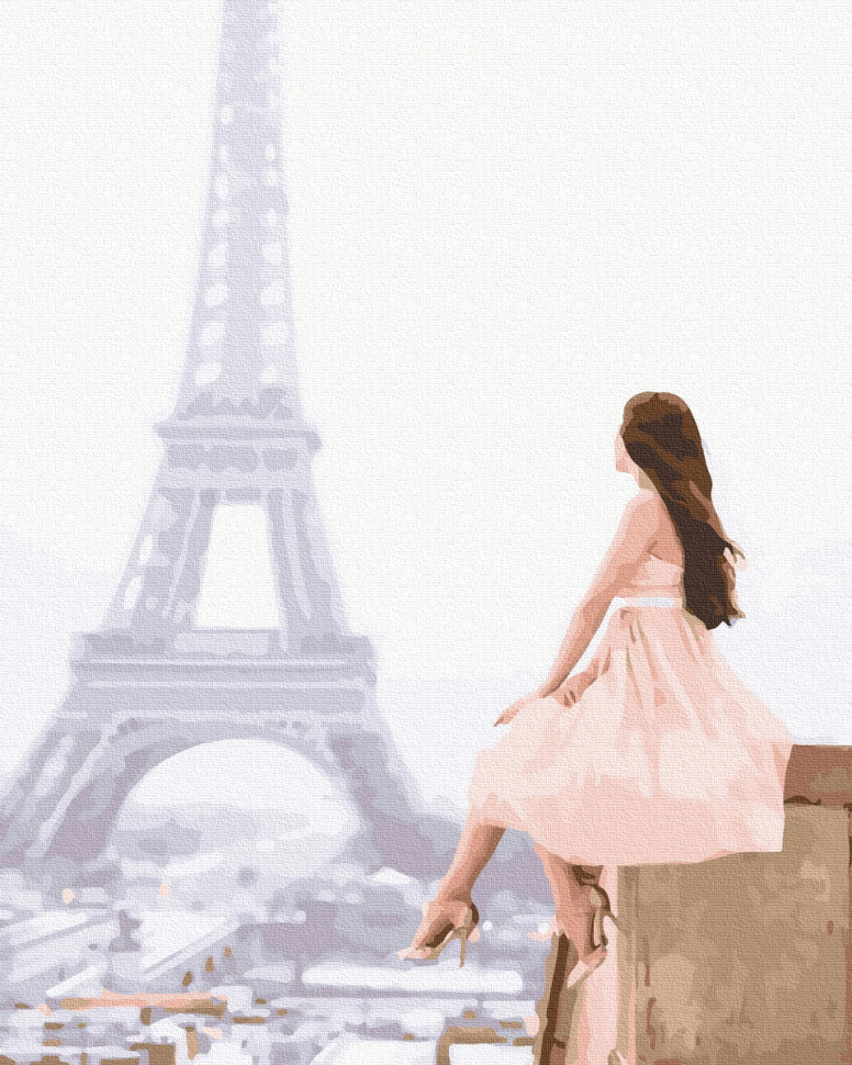 

Картина по номерам Rainbow Art "Утро в Париже" 40х50см GX39378-RA-RY