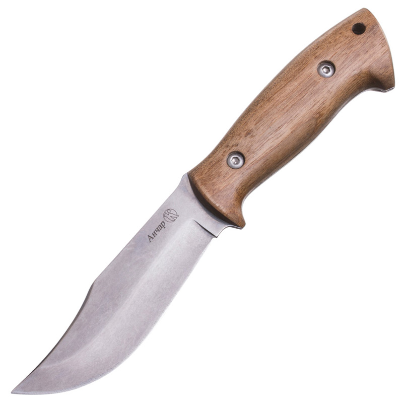 

Нож Кизляр Анчар (длина: 235мм, лезвие: 116мм), орех, ножны кожа