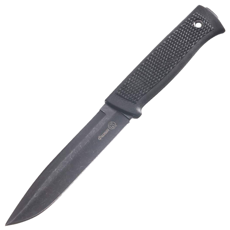 

Нож фиксированный Кизляр Филин (длина: 244мм, лезвие: 125мм, черное), черный, ножны пластик