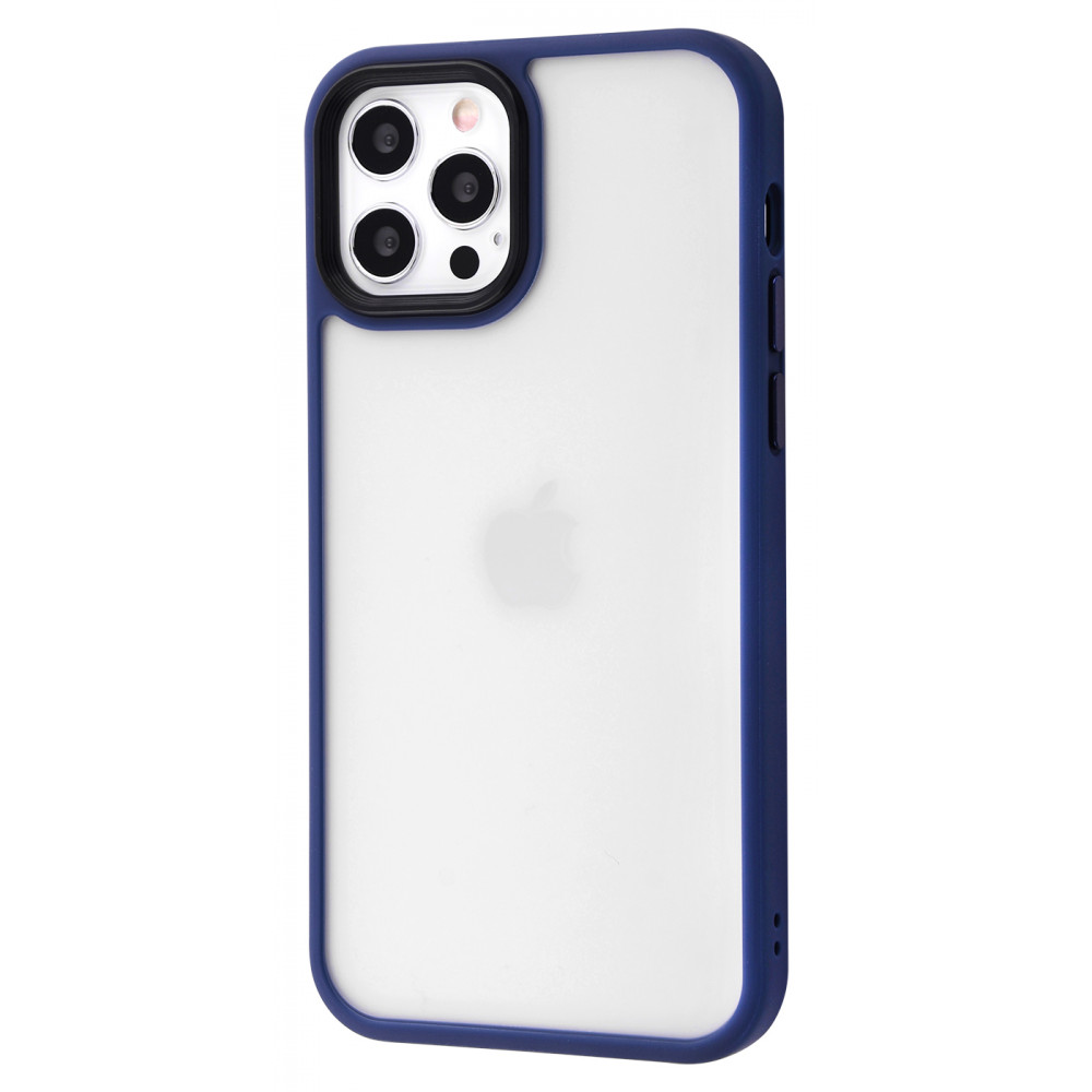 

Чехол PRC Shadow Matte Metal Buttons iPhone 11 Pro frosted blue Синий N33611