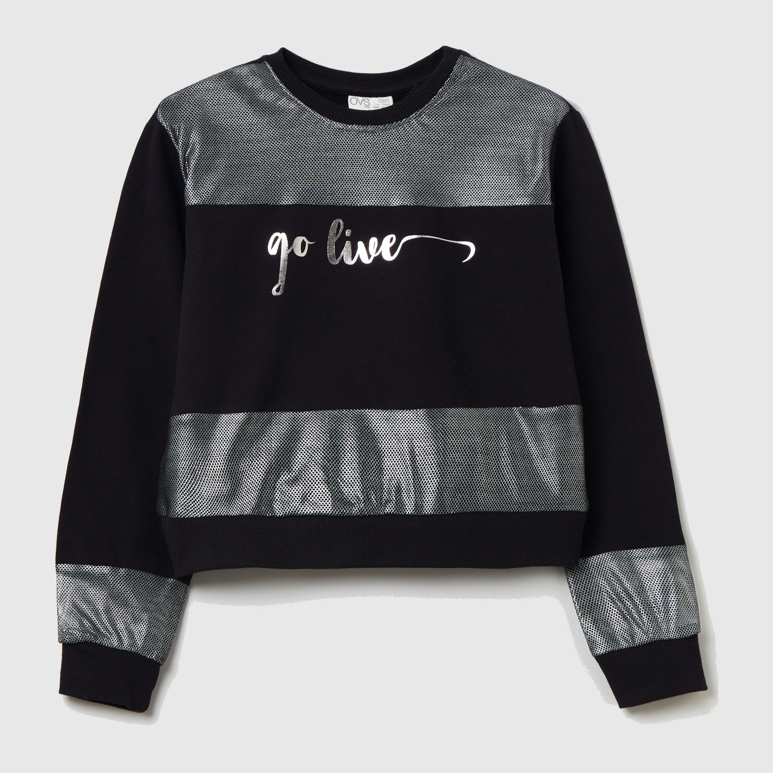 

Свитшот OVS 1311185 164 см Black