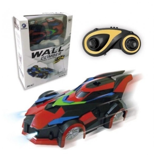 

Антигравитационная детская машинка на радиоуправлении Wall Climber (Красная)