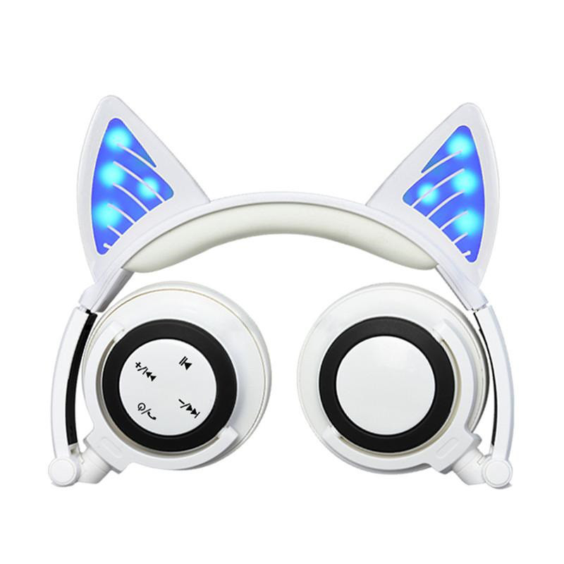 

Наушники LINX BL108A Bluetooth наушники с кошачьими ушками LED Белые