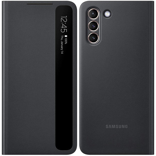 

Смарт чехол книжка S-View Flip cover Samsung Galaxy S21 Plus + 5G EF-ZG996 black