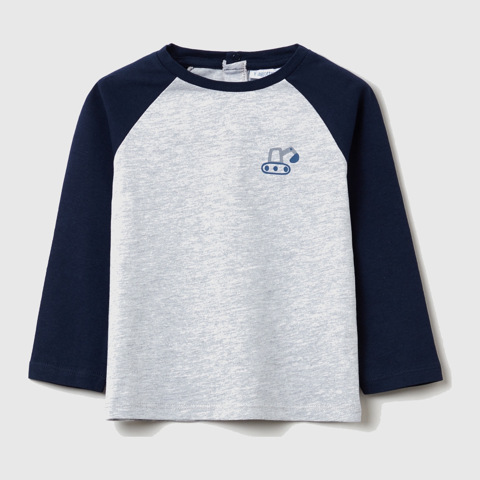 

Футболка с длинными рукавами OVS 1293664 92 см Grey