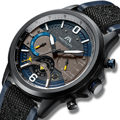 

Наручные часы Megalith 8083M Blue-Black