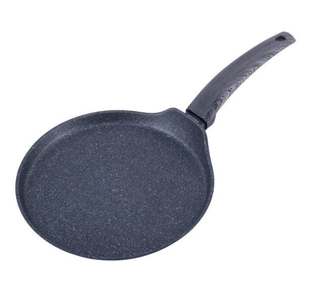 

Сковорода блинная 24 см Black marble Kamille KM-4126