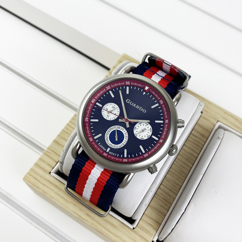 

Наручные часы Guardo 11146-2 Blue-Red-White-Silver