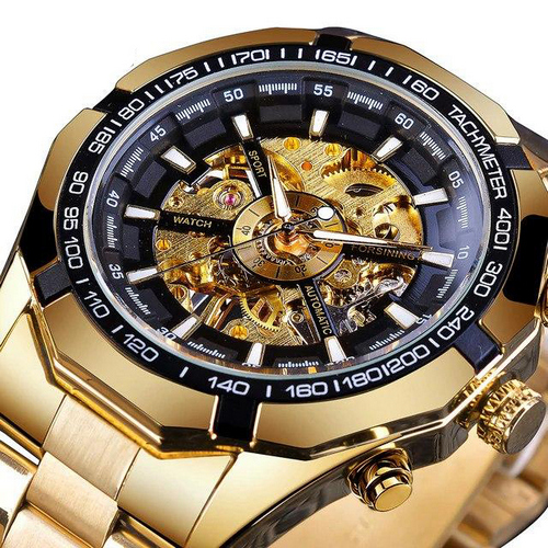 

Наручные часы Forsining 8042 Gold-Black