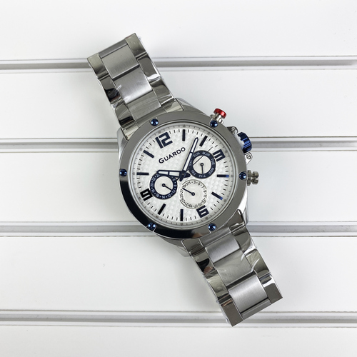 

Наручные часы Guardo 11455-2 Silver-Blue-White