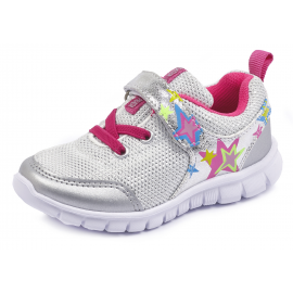 

Кроссовки для девочки Agatha Ruiz de la Prada 182995 серебристые 30