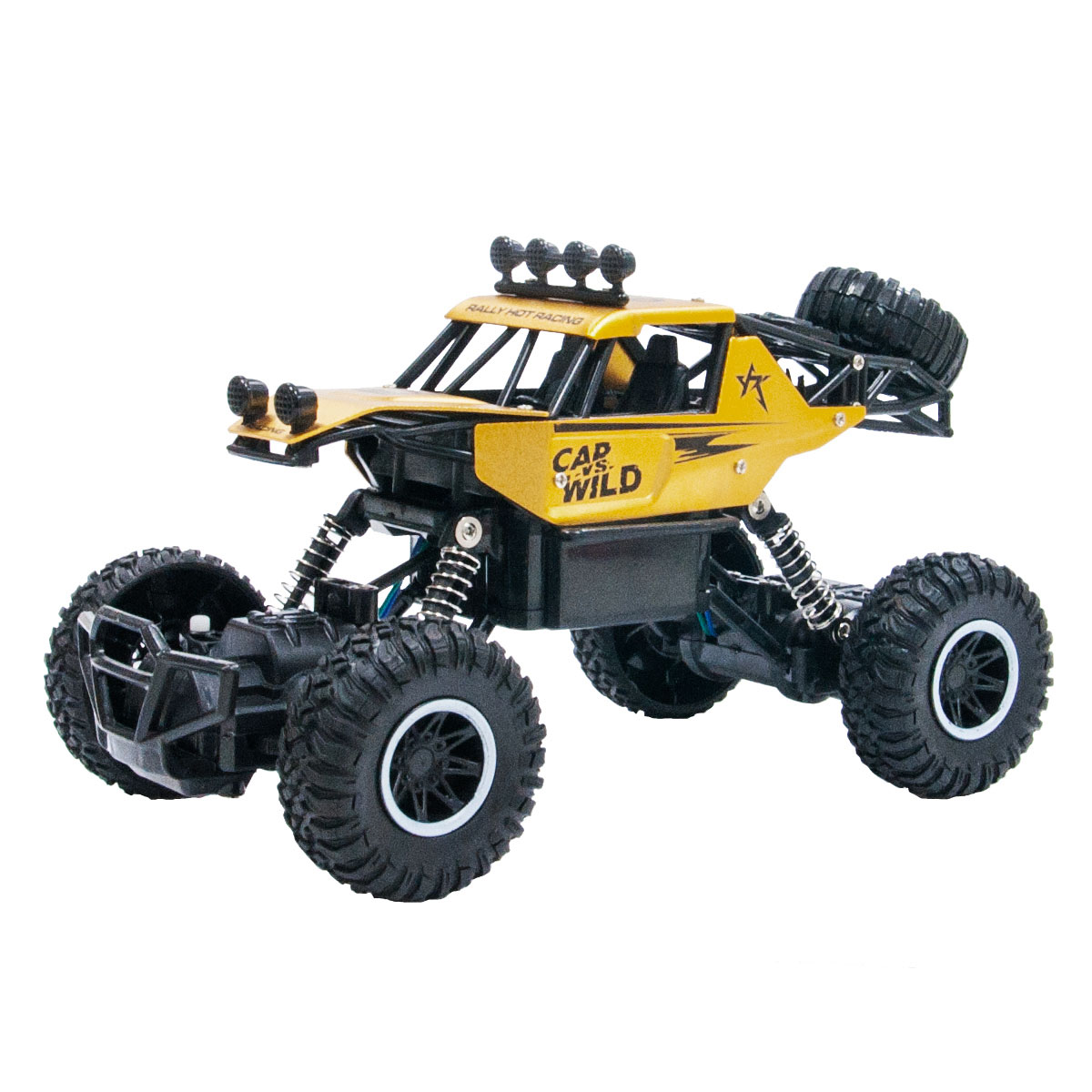 

Автомобиль OFF-ROAD CRAWLER на р / у - CAR VS WILD (золотой, аккум. 3,6V, металл. Корпус, 1:20)