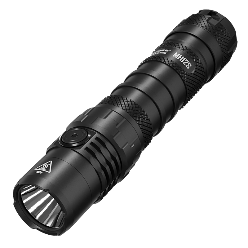 

Фонарь Nitecore MH12S (Luminus SST-40-W, 1800 люмен, 8 режимов, 1х21700, 1x18650, USB Type-C), комплект