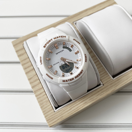

Наручные часы Sanda 6005 White-Cuprum