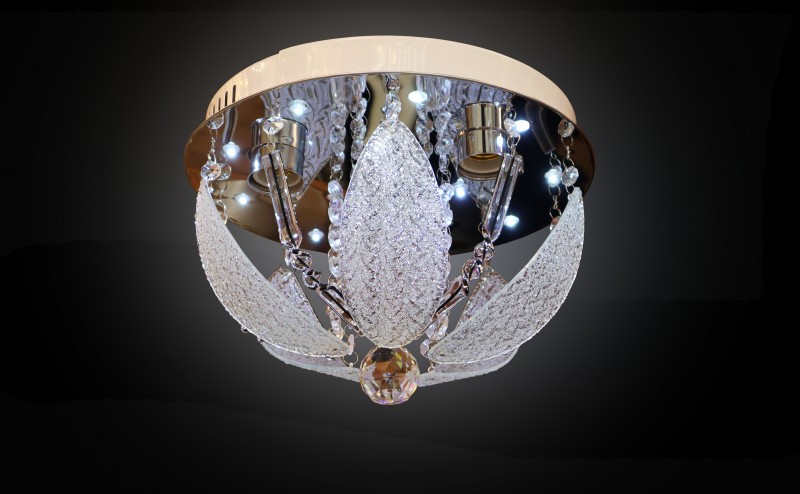 

Люстра LED люстра Мсвет 82045/3 CR Ф300 с подсветкой и пультом управления (LI223150)